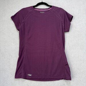 Outdoor Research Shirt Womens Medium Echo SS Tee Lightweight Athletic Hiking